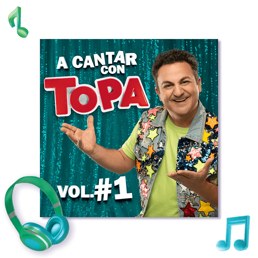 Tapa del EP A cantar con TOPA Vol. 1